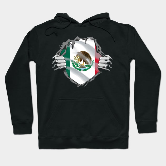 Proud Mexico Flag, Mexico gift heritage, Mexican girl Boy Friend Mexicano Chingona Hoodie by JayD World